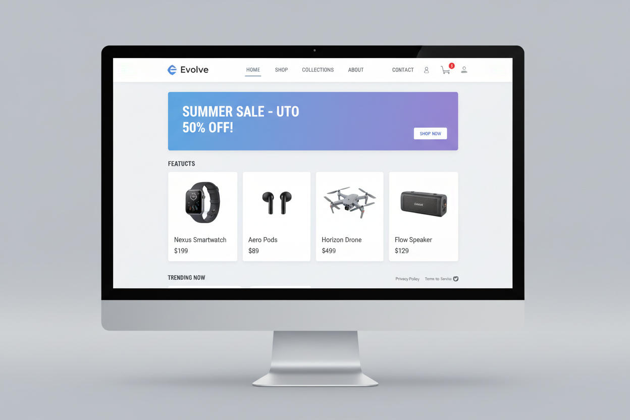 e-commerce store